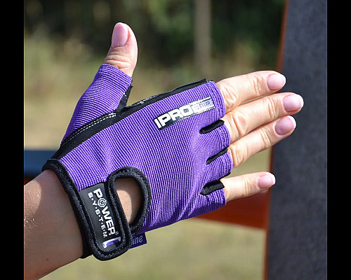Рукавички для фітнесу жіночі Power System PS-2250 Pro Grip XS, фіолетові