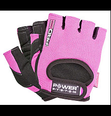 Рукавички для фітнесу жіночі Power System PS-2250 Pro Grip S, рожеві