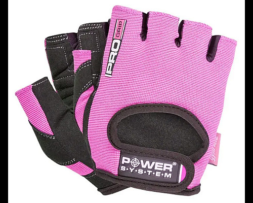 Рукавички для фітнесу жіночі Power System PS-2250 Pro Grip S, рожеві