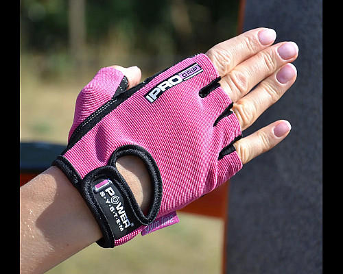 Рукавички для фітнесу жіночі Power System PS-2250 Pro Grip S, рожеві