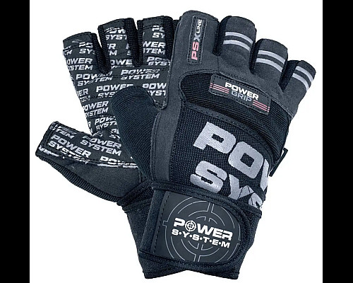 Рукавички для фітнесу Power System PS-2800 Power Grip XL, чорні