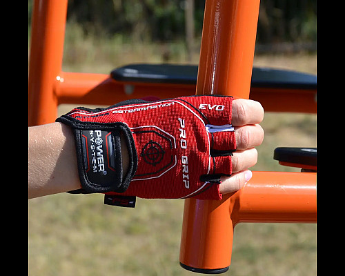 Рукавички для фітнесу Power System PS-2250E Pro Grip EVO XS, червоні