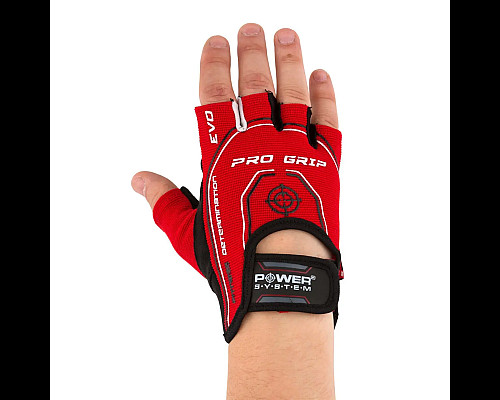 Рукавички для фітнесу Power System PS-2250E Pro Grip EVO XS, червоні