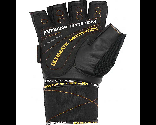 Рукавички для фітнесу Power System PS-2810 Ultimate Motivation L, чорно-жовті