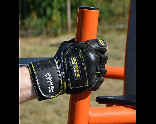 Рукавички для фітнесу Power System PS-2810 Ultimate Motivation L, чорно-жовті