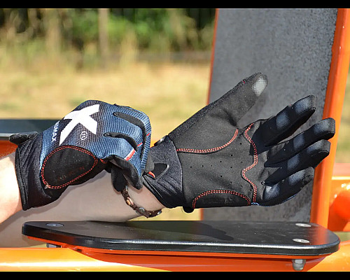 Рукавички для фітнесу MadMax MXG-102 X Gloves розмір S, сіро-чорні