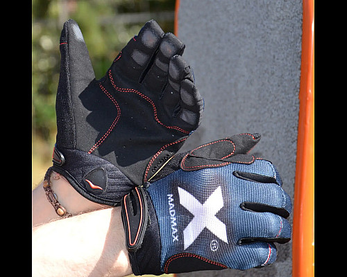 Рукавички для фітнесу MadMax MXG-102 X Gloves розмір S, сіро-чорні