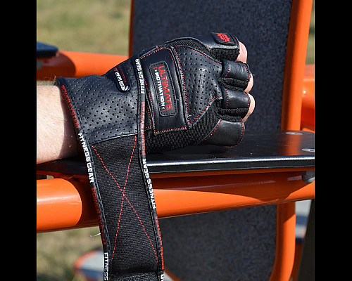 Рукавички для фітнесу Power System PS-2810 Ultimate Motivation XL, чорно-червоні