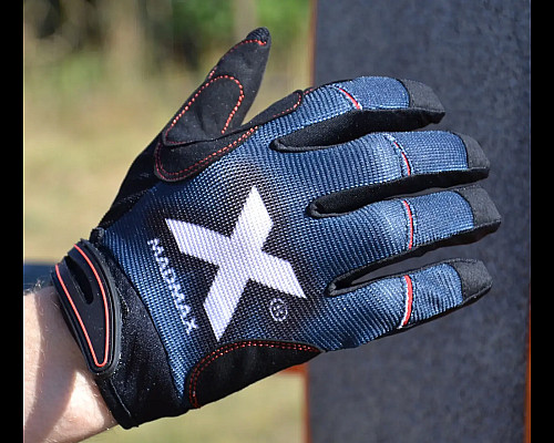 Рукавички для фітнесу MadMax MXG-102 X Gloves розмір XXL, сіро-чорні