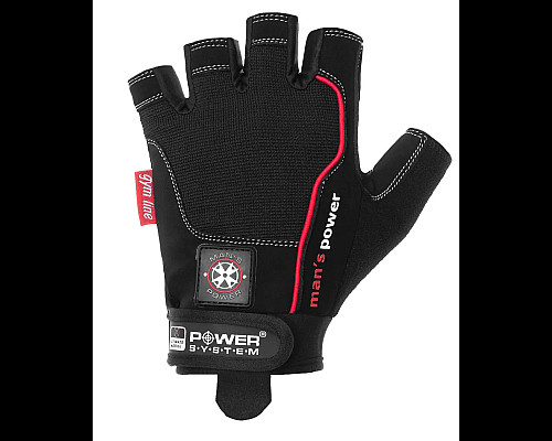 Рукавички для фітнесу чоловічі Power System PS-2580 XS, чорні