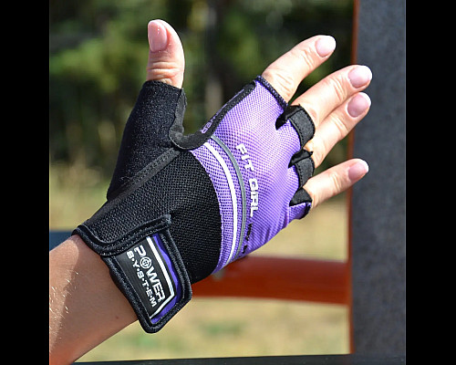 Рукавички для фітнесу жіночі Power System PS-2920 Evo XS, фіолетові