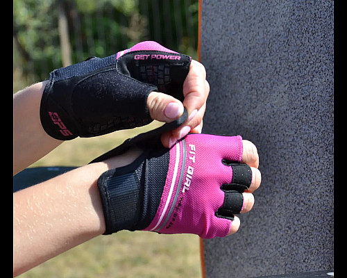 Рукавички для фітнесу жіночі Power System PS-2920 Evo XS, рожеві