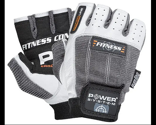 Рукавички для фітнесу Power System PS-2300 Fitness XS, сіро-білі