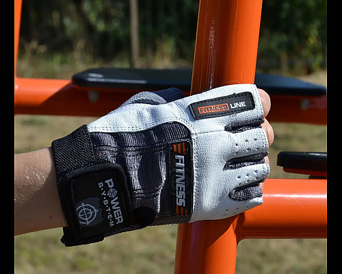 Рукавички для фітнесу Power System PS-2300 Fitness XS, сіро-білі