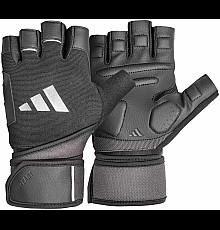 Рукавички для тренінгу Adidas Wrist Wrap Training Gloves чорний Уні XS
