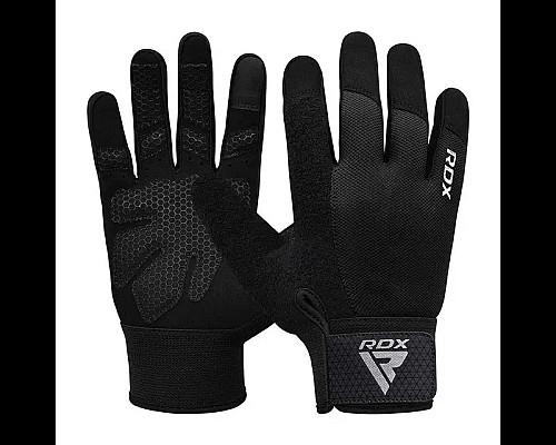 Рукавички для фітнесу RDX W1 Full Finger Plus розмір S, чорні