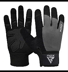 Рукавички для фітнесу RDX W1 Full Finger Plus розмір S, сірі