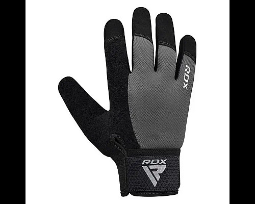 Рукавички для фітнесу RDX W1 Full Finger Plus розмір S, сірі