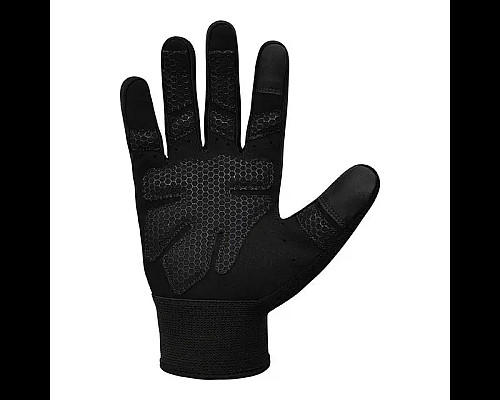 Рукавички для фітнесу RDX W1 Full Finger Plus розмір S, сірі
