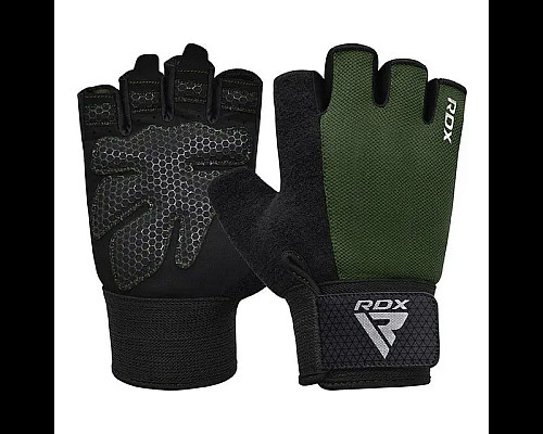 Рукавички для фітнесу RDX W1 Plus розмір S, хакі