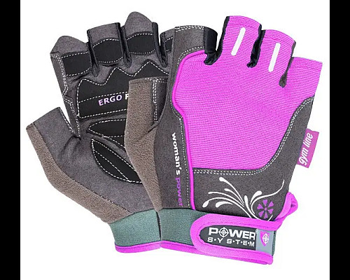 Рукавички для фітнесу жіночі Power System PS-2570 M, рожеві