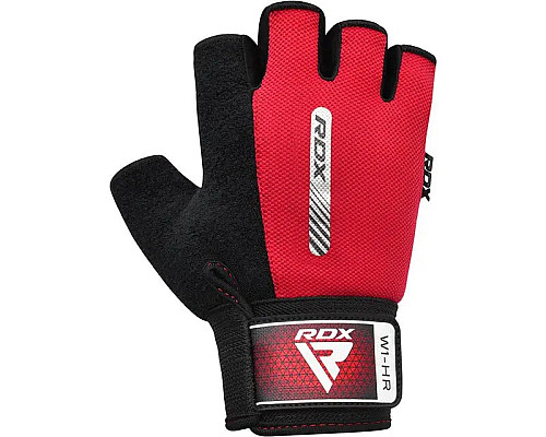 Рукавички для фітнесу RDX W1 HALF розмір XL, червоні
