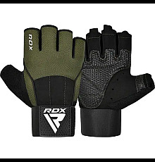 Рукавички для фітнесу RDX W3 розмір M, зелені