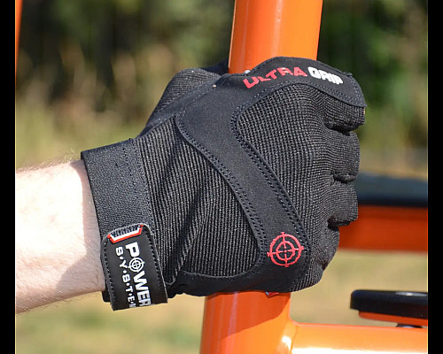 Рукавички для фітнесу Power System PS-2400 Ultra Grip L, чорні