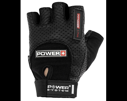 Рукавички для фітнесу Power System PS-2500 Power Plus M, чорні