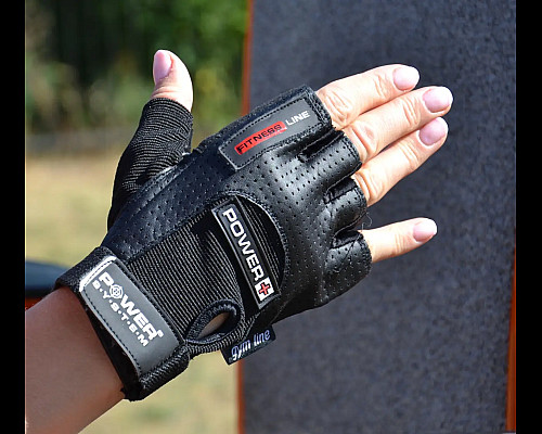 Рукавички для фітнесу Power System PS-2500 Power Plus M, чорні