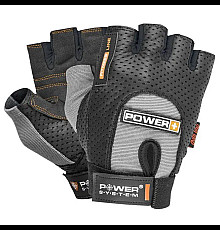 Рукавички для фітнесу Power System PS-2500 Power Plus M, чорно-сірі