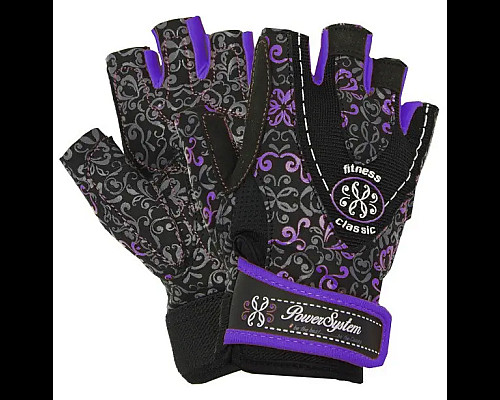 Рукавички для фітнесу жіночі Power System PS-2910 Classy S, фіолетові