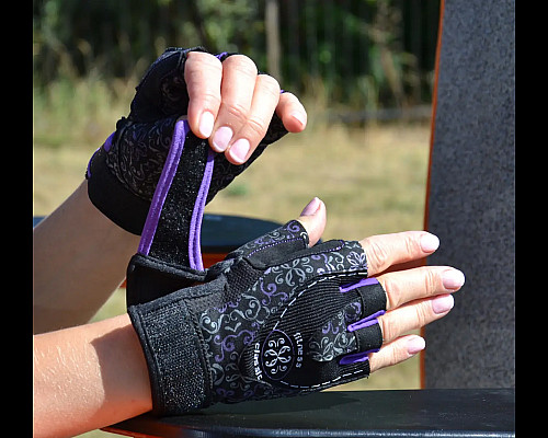 Рукавички для фітнесу жіночі Power System PS-2910 Classy M, фіолетові