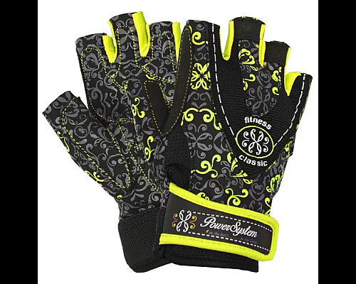 Рукавички для фітнесу жіночі Power System PS-2910 Classy XS, жовті