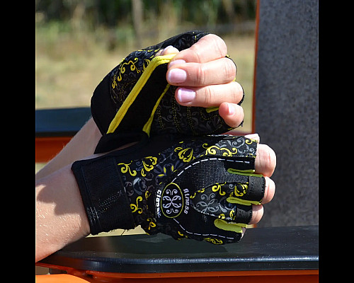 Рукавички для фітнесу жіночі Power System PS-2910 Classy XS, жовті