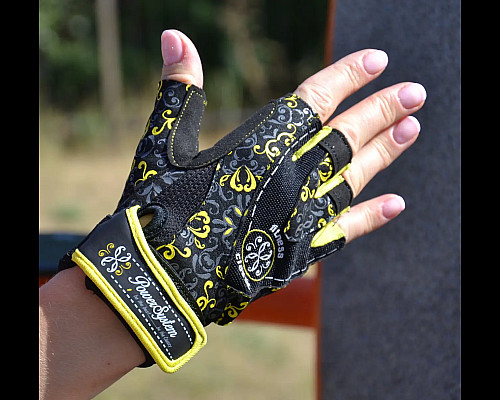 Рукавички для фітнесу жіночі Power System PS-2910 Classy XS, жовті