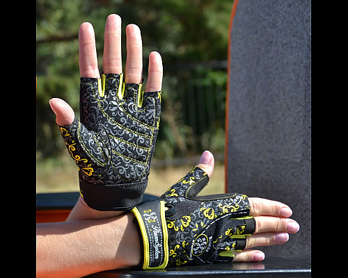 Рукавички для фітнесу жіночі Power System PS-2910 Classy XS, жовті