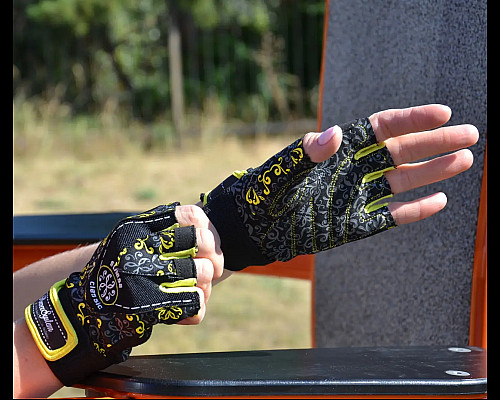 Рукавички для фітнесу жіночі Power System PS-2910 Classy XS, жовті