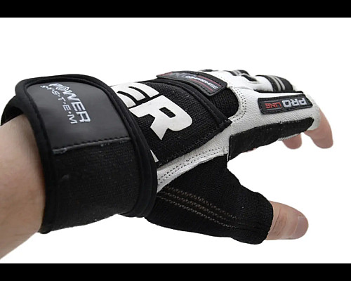 Рукавички для фітнесу Power System PS-2700 No Compromise XXL, чорно-білі