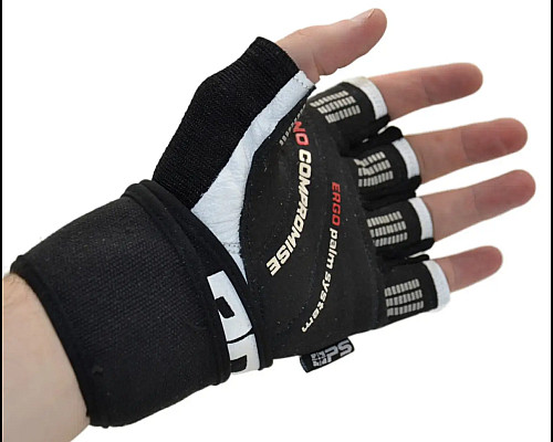 Рукавички для фітнесу Power System PS-2700 No Compromise XXL, чорно-білі