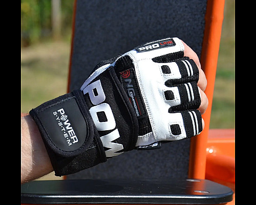 Рукавички для фітнесу Power System PS-2700 No Compromise XXL, чорно-білі