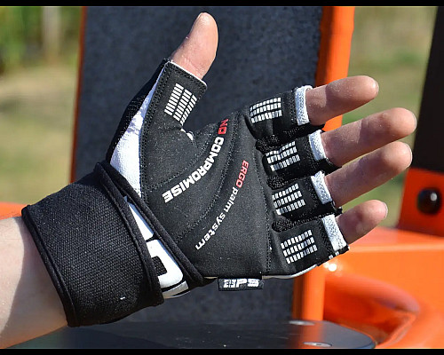 Рукавички для фітнесу Power System PS-2700 No Compromise XXL, чорно-білі