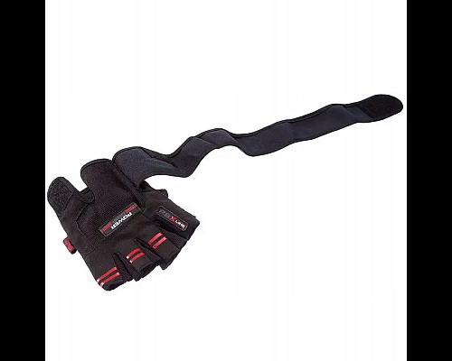 Рукавички для фітнесу Power System PS-2800 Power Grip M, чорно-червоні