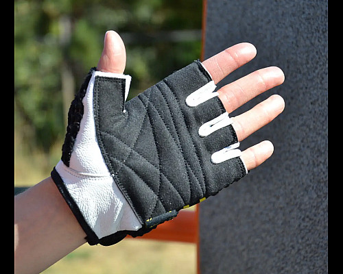 Рукавички для фітнесу Power System PS-2100 Basic EVO S, чорно-жовті