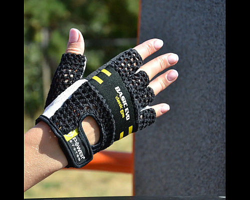 Рукавички для фітнесу Power System PS-2100 Basic EVO S, чорно-жовті