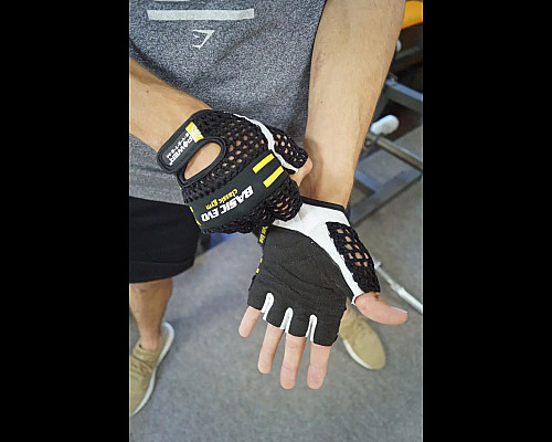 Рукавички для фітнесу Power System PS-2100 Basic EVO S, чорно-жовті