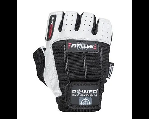 Рукавички для фітнесу Power System PS-2300 Fitness XS, чорно-білі