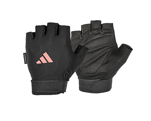 Рукавички Adidas Aeroready, чорно-рожеві