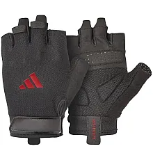 Рукавички для тренінгу Adidas Essential Adjustable Gloves розмір L, чорно-зелені