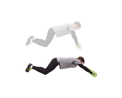 Ролик подвійний inSPORTline AB Roller Double Ролик подвійний inSPORTline AB Roller Double